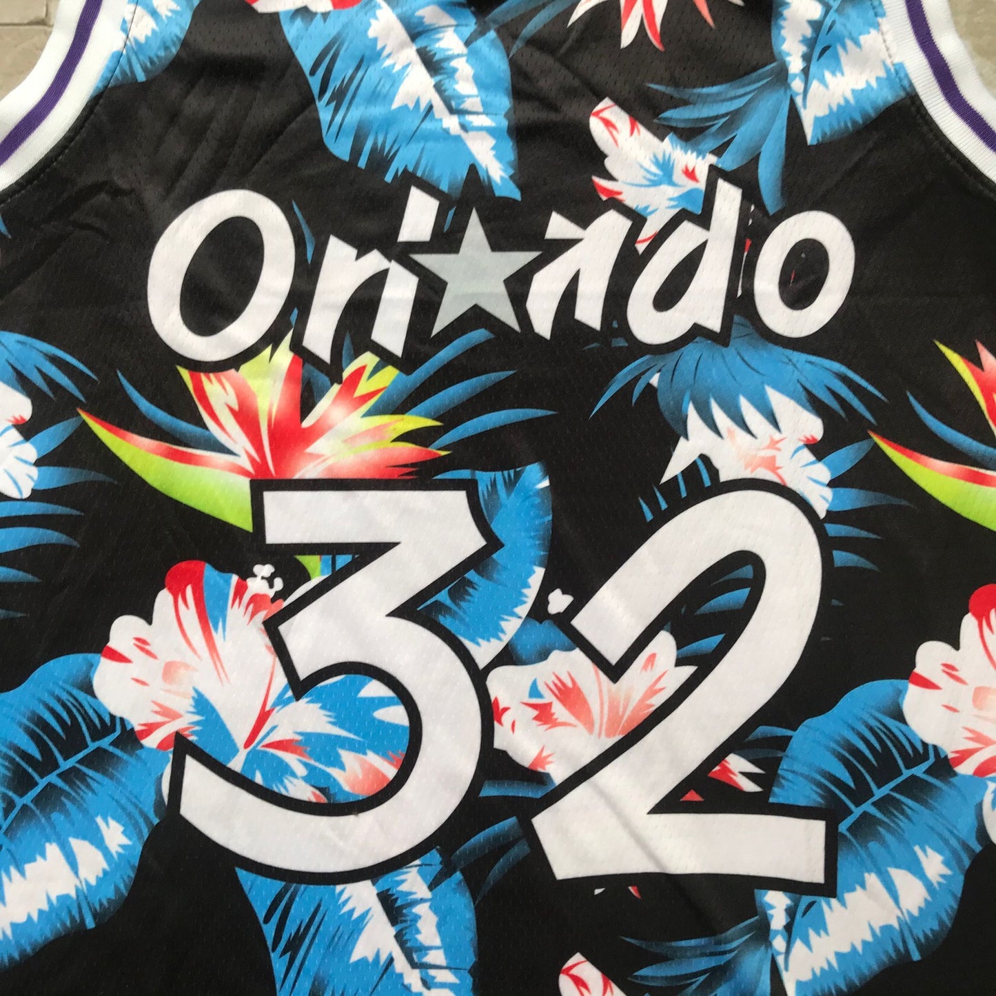 Men's Orlando Magic Shaquille O'Neal Hardwood Classics Swingman Player Jersey1