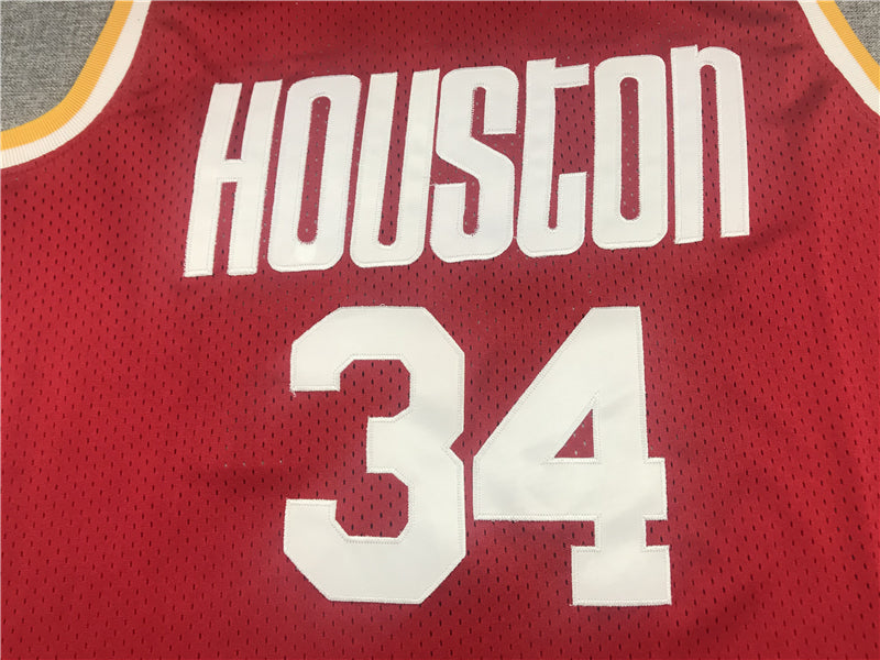 Men's Houston Rockets Hakeem Olajuwon 1993-94 Hardwood Classics Swingman Jersey1
