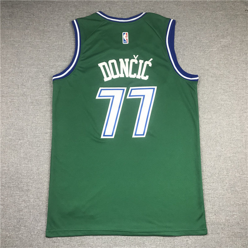 Men's Dallas Mavericks Luka Doncic Green 2020/21 Jersey1 - Classic Edition