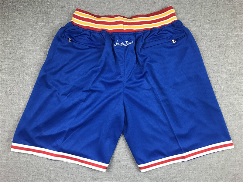 Men's Golden State Warriors Blue Classic Edition Warriors Origins Basketball Shorts1