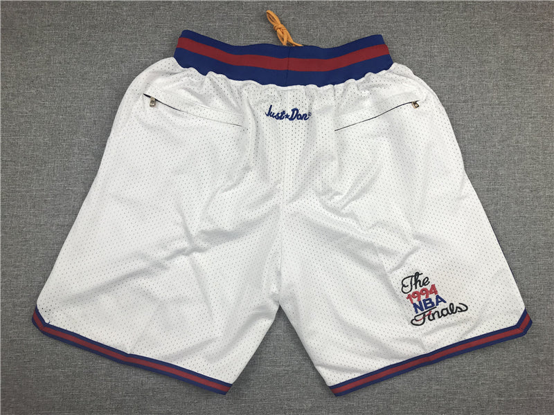 Men's New York Knicks White Basketball Shorts1