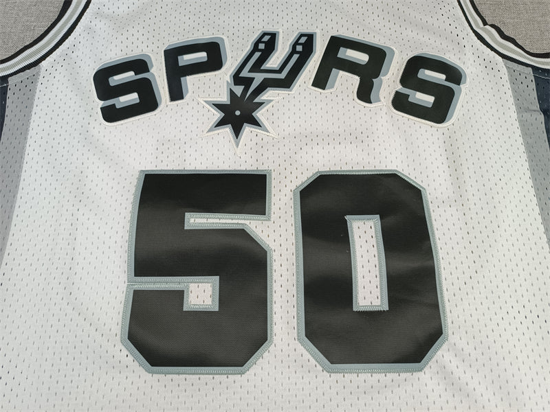 Men's San Antonio Spurs David Robinson White 1998-99 Classics Swingman Jersey1