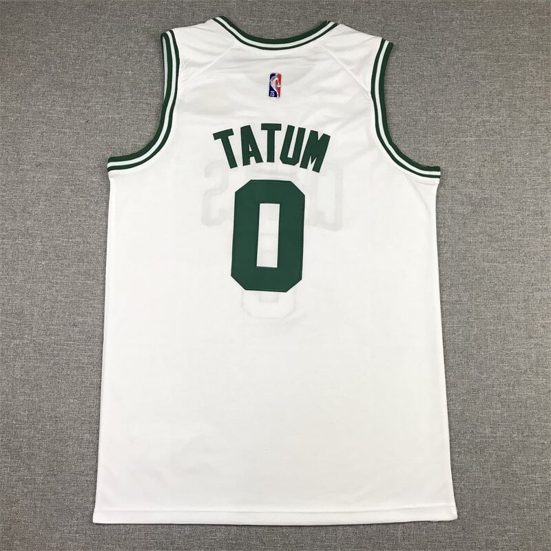 Jayson Tatum #0 Boston Celtics White Swingman Jersey