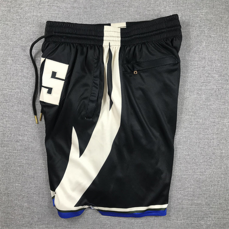 Men's Milwaukee Bucks Black Statement Edition Pocket Shorts1