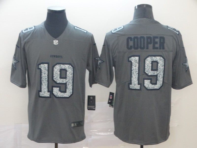 Men's Dallas Cowboys Amari Cooper #19 Gray Player Game Jersey1