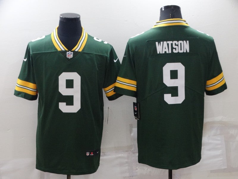 Men's Green Bay Packers Christian Watson #9 Green Game Jersey1