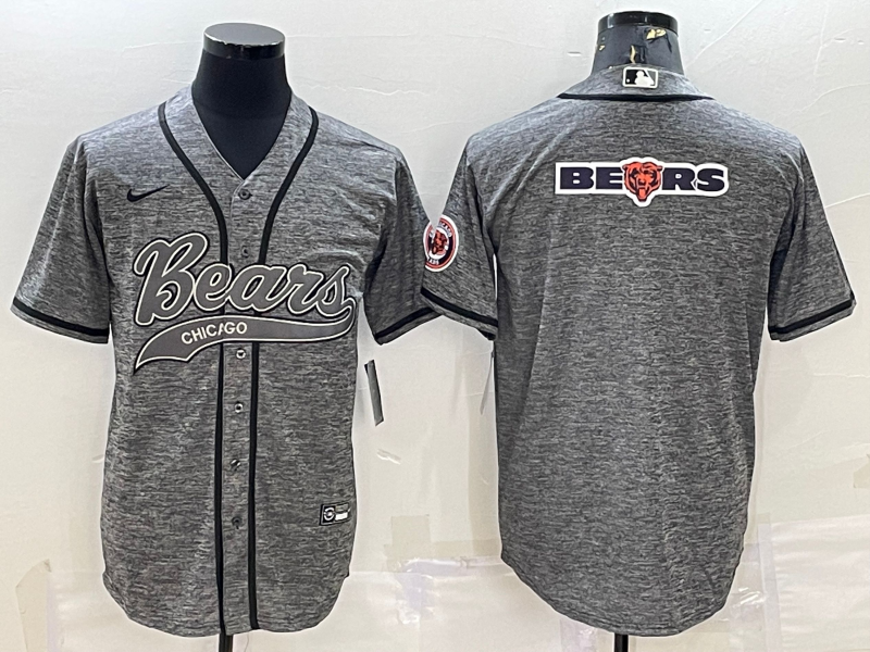 Men's Chicago Bears Gray Game Jersey1