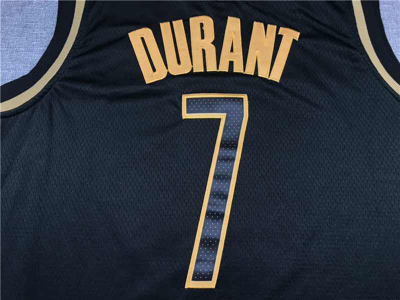 Men's Brooklyn Nets Kevin Durant #7 NBA Black Swingman Player Jersey1