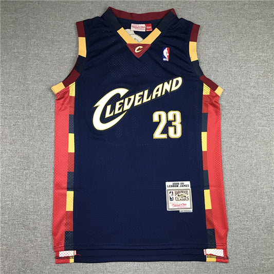 Men's Cleveland Cavaliers LeBron James 2008-09 Hardwood Classics Player Jersey1