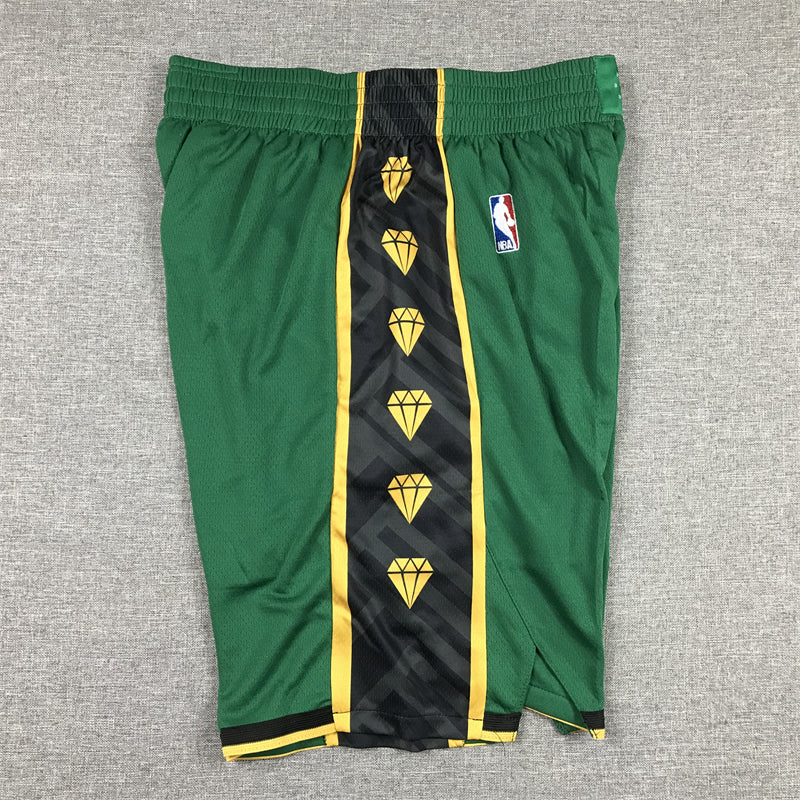 Men's Boston Celtics Green 2022/23 City Edition Basketball Shorts1