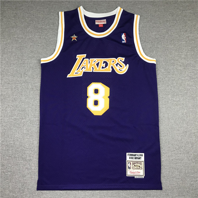 Men's Los Angeles Lakers Kobe Bryant ALL STAR Hardwood Classics Swingman Jersey1