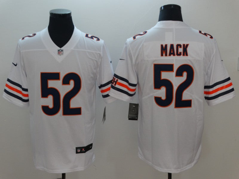 Men's Chicago Bears Khalil Mack #52 White Game Jersey1