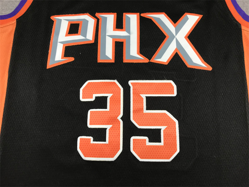 Men's Phoenix Suns Kevin Durant #35 Black 2022/23 Player Jersey1