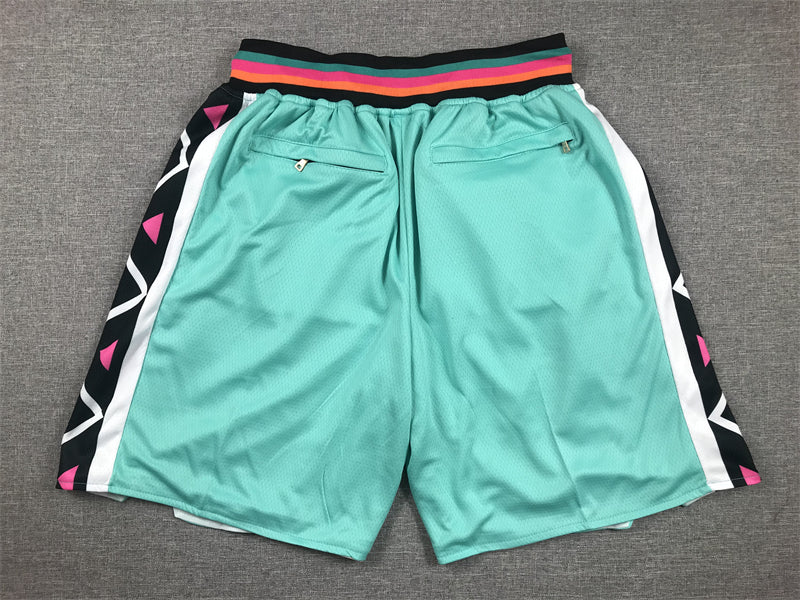 Men's San Antonio Spurs Green City Edition Pocket Shorts1