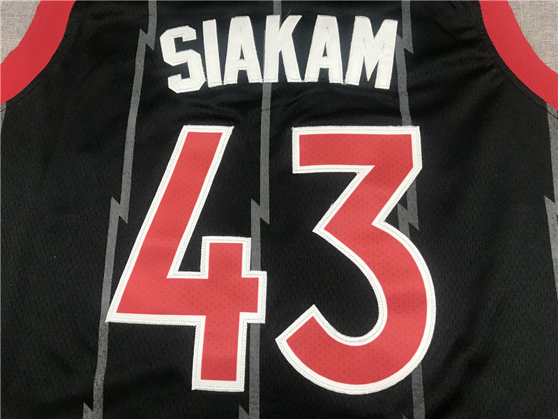Men's Toronto Raptors Pascal Siakam Black 2020/21 Swingman Jersey1