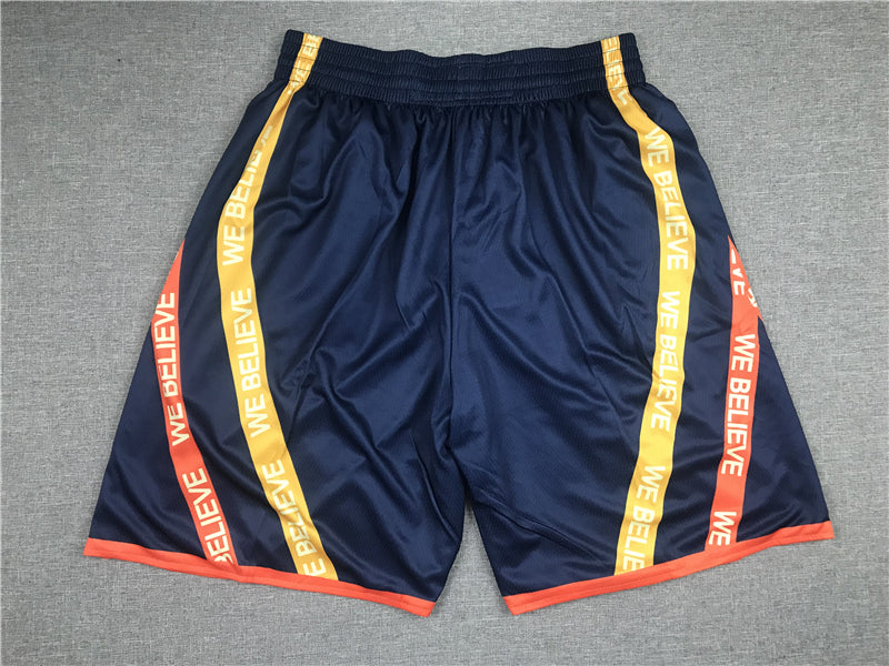 Men's Golden State Warriors Navy City Edition Basketball Shorts1