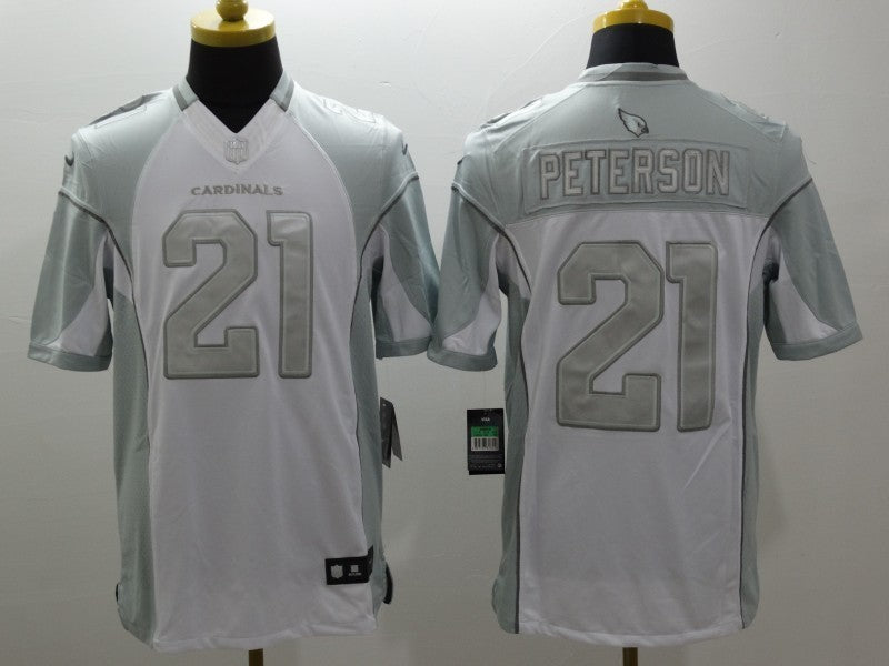 Men's Arizona Cardinals Patrick Peterson #21 White Game Jersey1