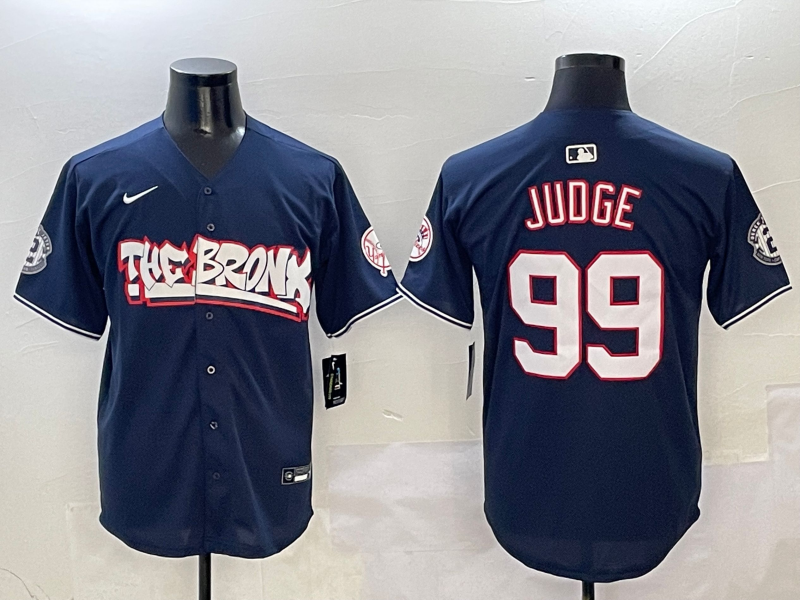 Men's New York Yankees Aaron Judge Navy Limited Player Jersey1