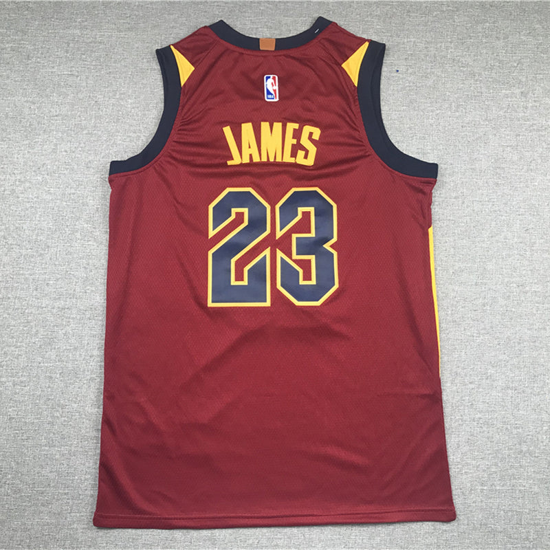 Men's Cleveland Cavaliers LeBron James #23 Red Swingman Player Jersey1