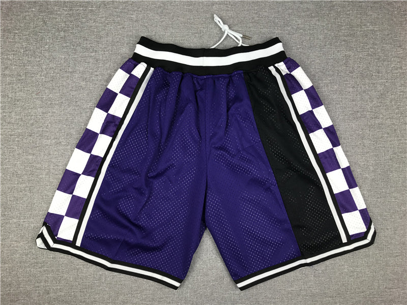 Men's Sacramento Kings Purple Basketball Shorts1
