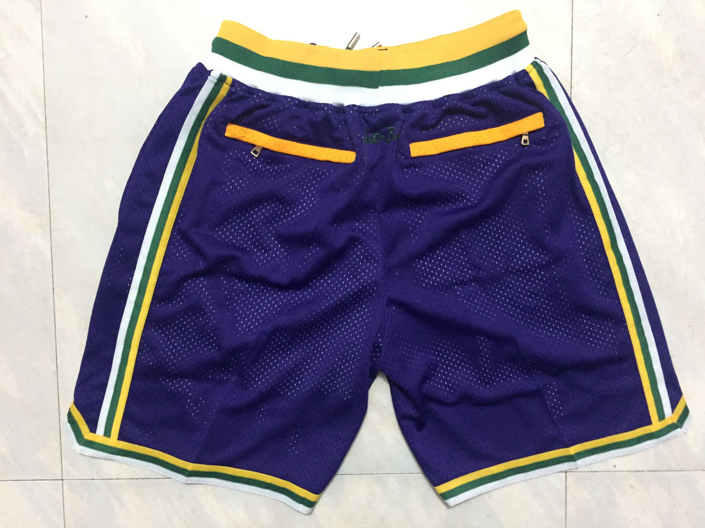 Men's Utah Jazz Purple Basketball Shorts1