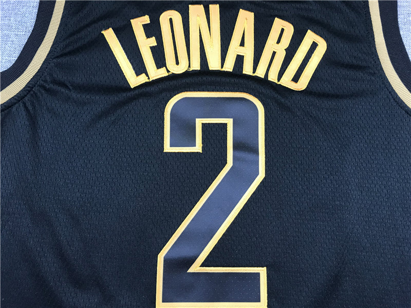 Men's LA Clippers Kawhi Leonard #2 NBA Black Player Jersey1
