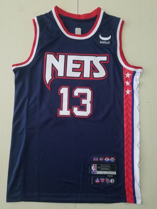 Men's Brooklyn Nets James Harden Navy 2021/22 Swingman Jersey1 - City Edition