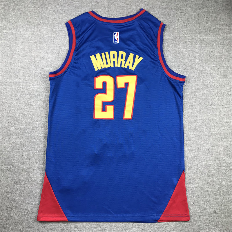 Men's Denver Nuggets Jamal Murray #27 Blue 2022/23 Swingman Jersey1 - Statement Edition