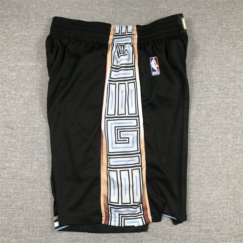 Men's Memphis Grizzlies Black 2022/23 Basketball Shorts1 City Edition