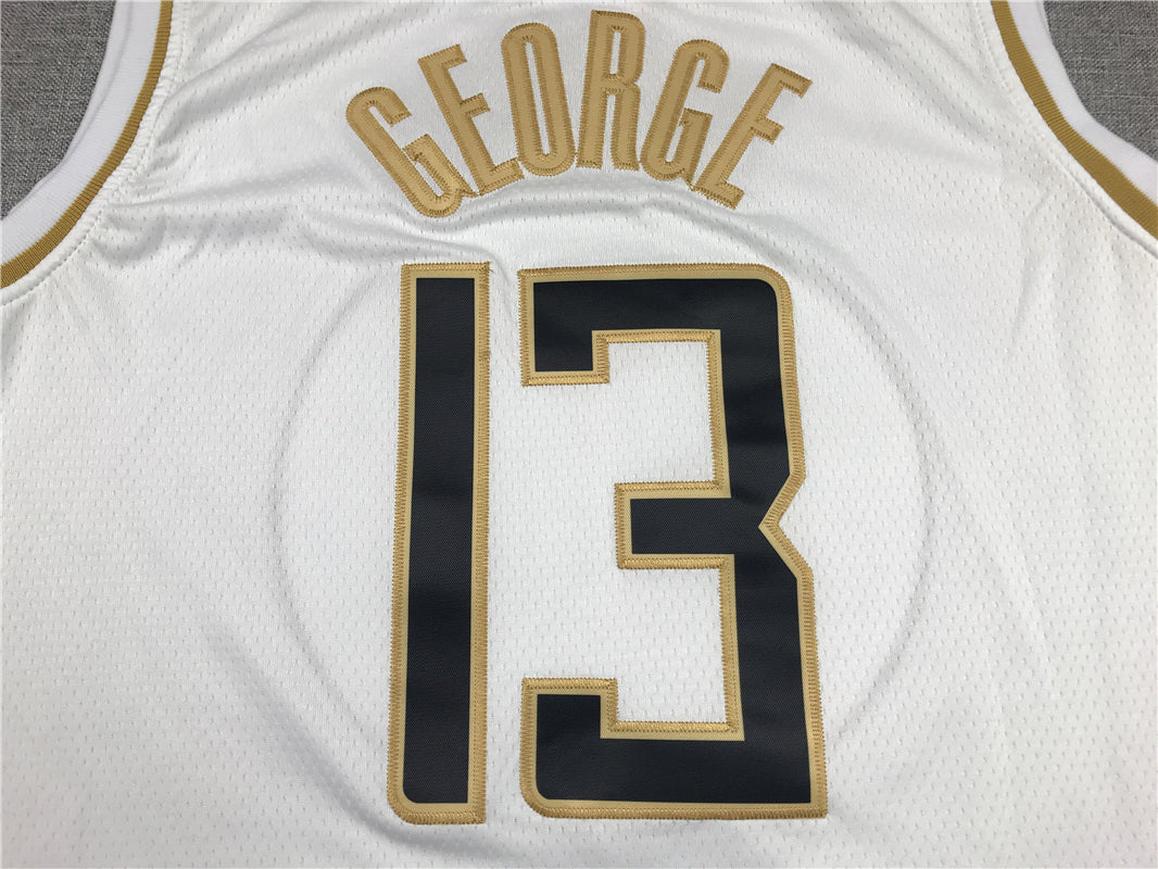 Men's LA Clippers Paul George #13 White Swingman Player Jersey1