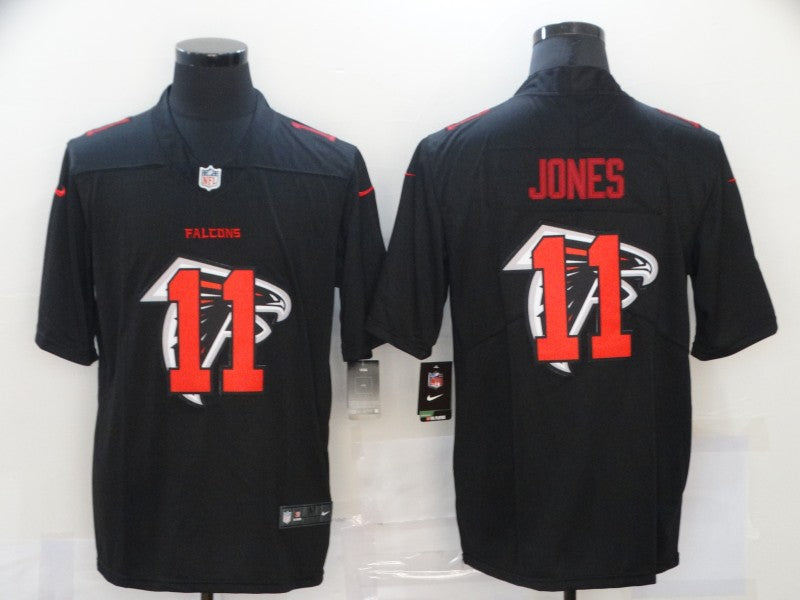 Men's Atlanta Falcons Julio Jones #11 Black Alternate Game Jersey1