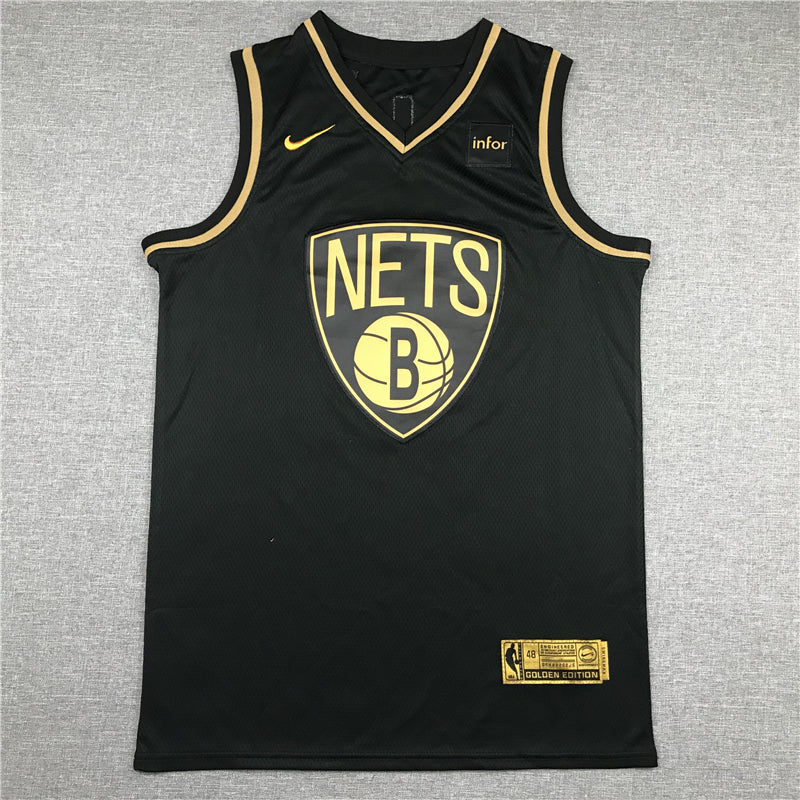 Men's Brooklyn Nets Kevin Durant #7 NBA Black Swingman Player Jersey1