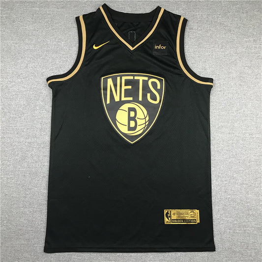 Men's Brooklyn Nets Kevin Durant #7 NBA Black Swingman Player Jersey1
