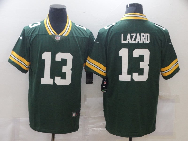 Men's Green Bay Packers Allen Lazard #13 Green Game Jersey1