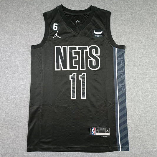 Men's Brooklyn Nets Kyrie Irving #11 Black 2022/23 Statement Edition Swingman Jersey1