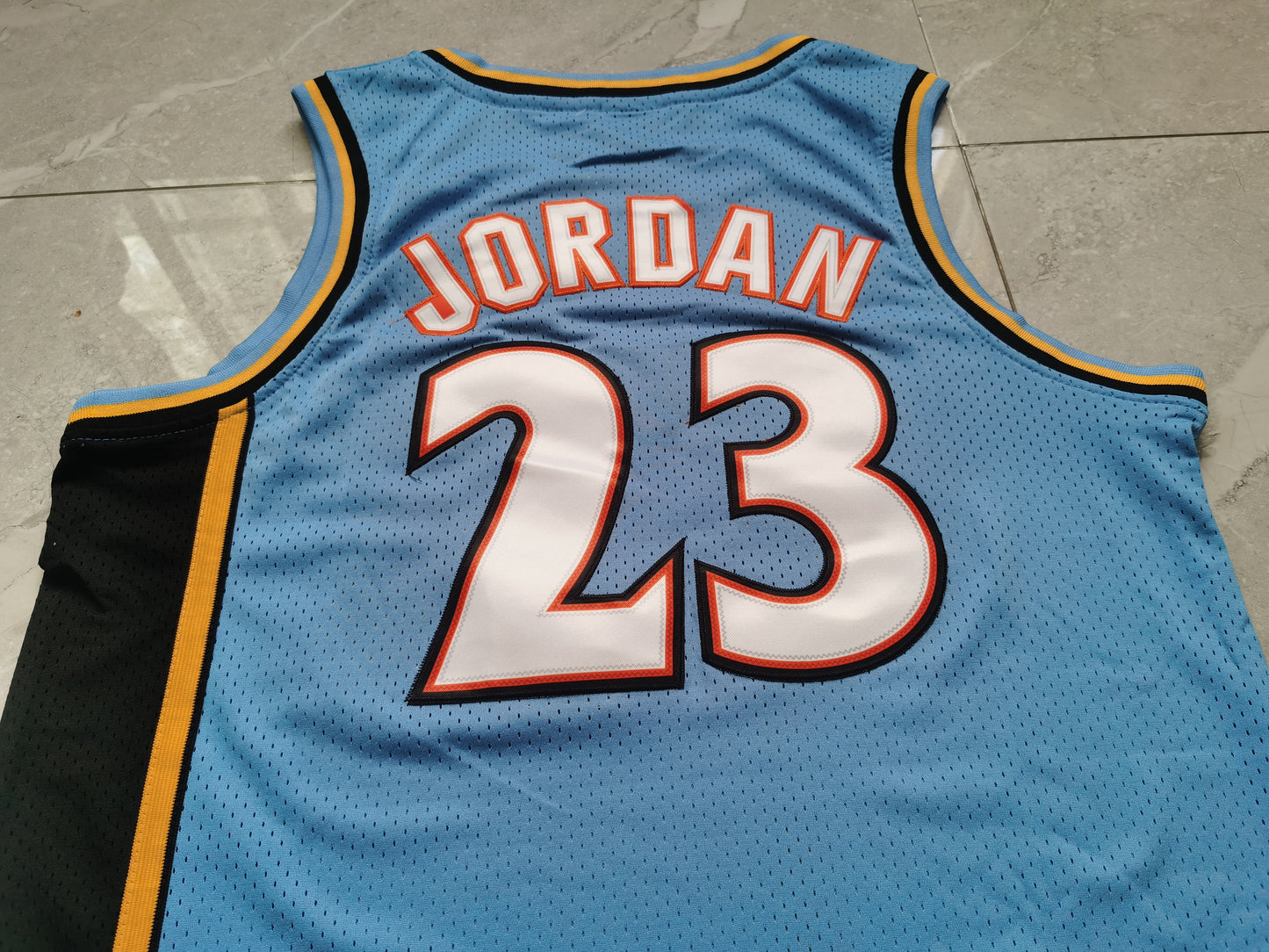Men's Washington Wizards Michael Jordan Blue Swingman Player Jersey1