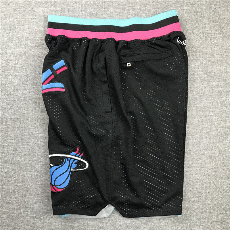 Men's Miami Heat Black Basketball Shorts1 City Edition