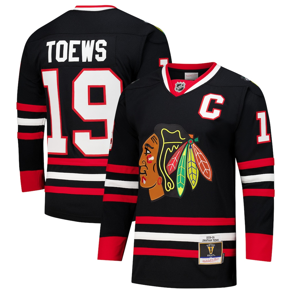Jonathan Toews Chicago Blackhawks Black Jersey