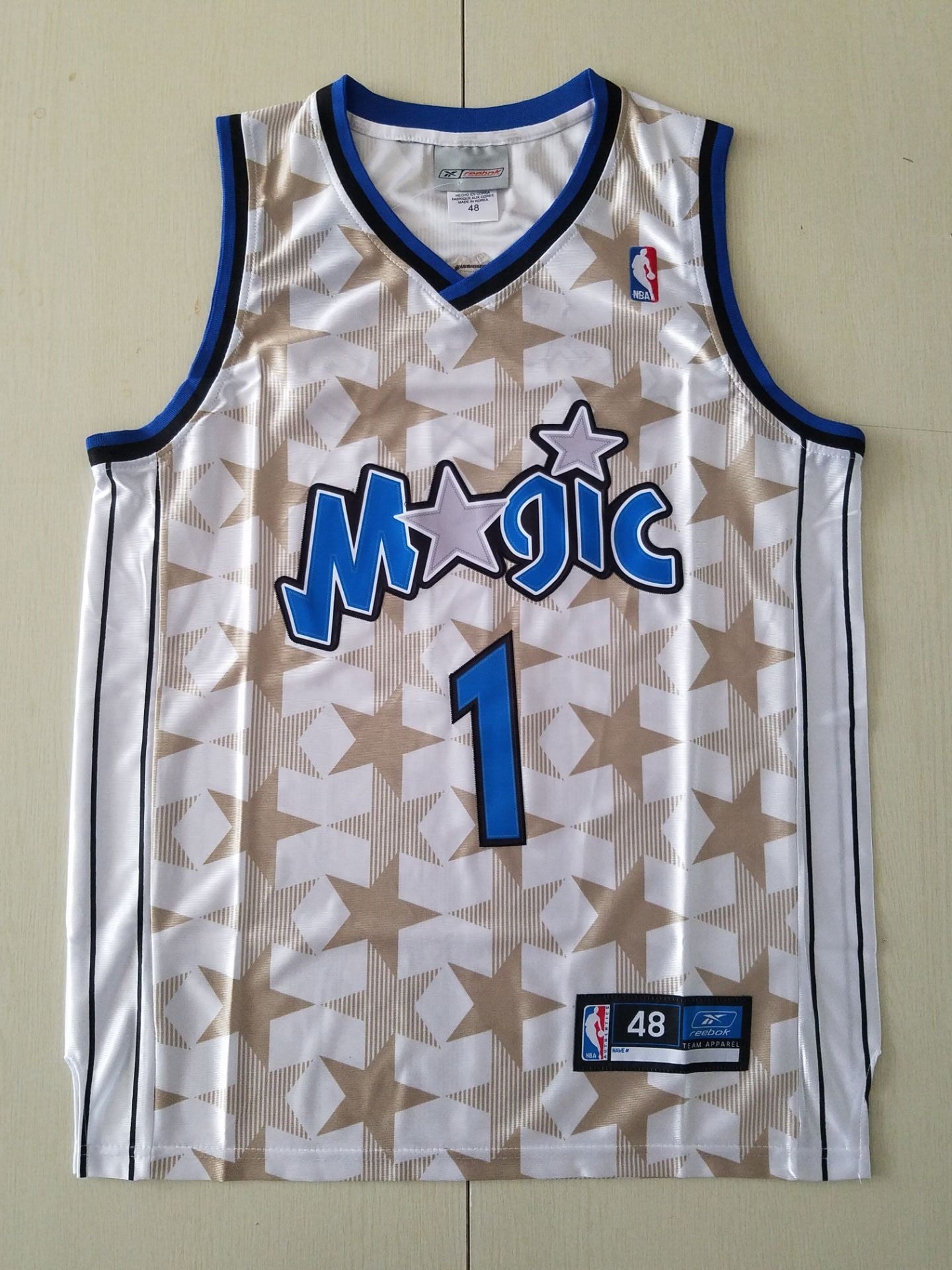Men's Orlando Magic Tracy McGrady White 2000-01 Swingman Player Jersey1