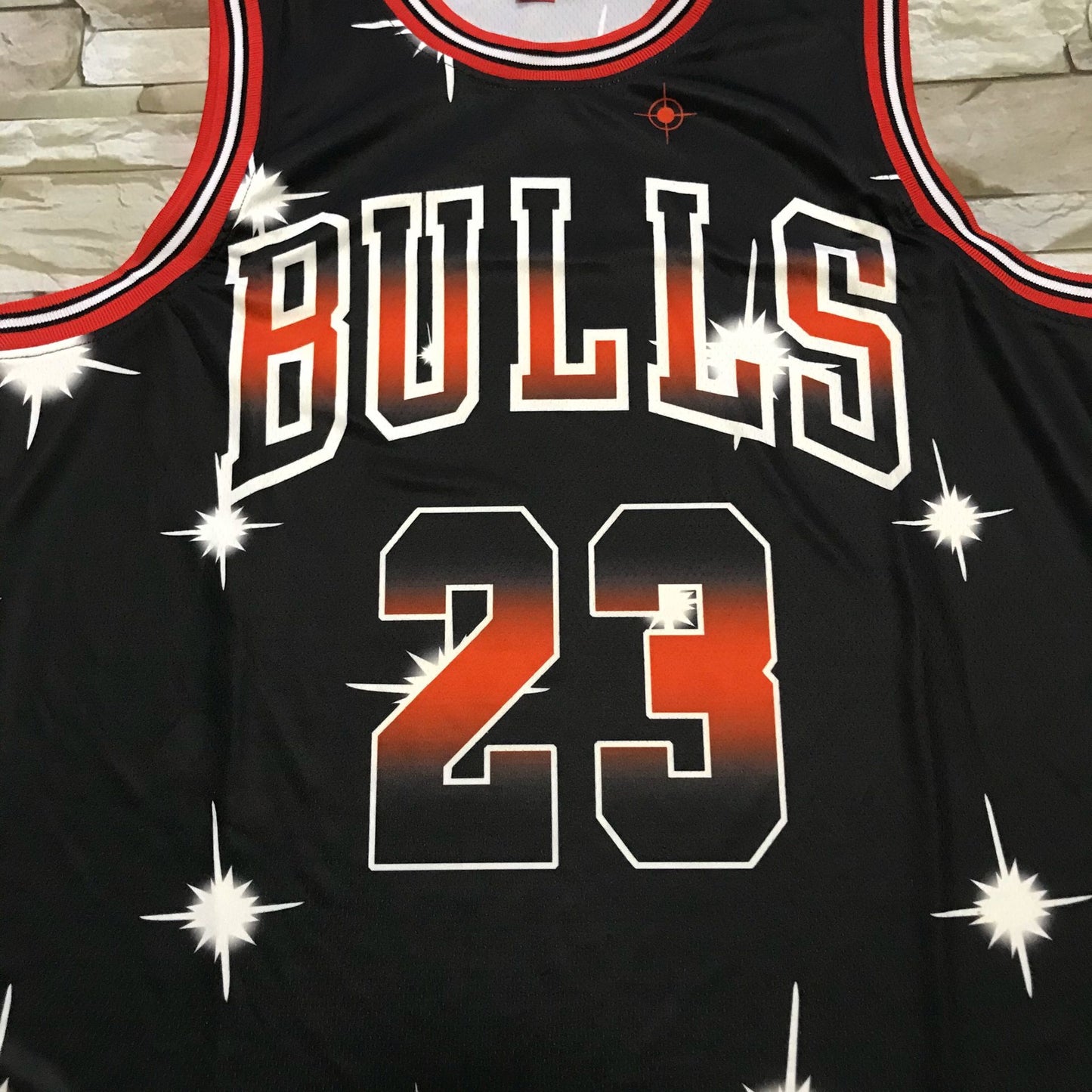 Men's Chicago Bulls Michael Jordan #23 Black Classics Swingman Jersey1