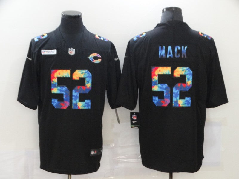 Men's Chicago Bears #52 Khalil Mack Black Game Jersey1