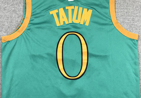 Men's Boston Celtics Jayson Tatum #0 NBA Green Swingman Player Jersey1