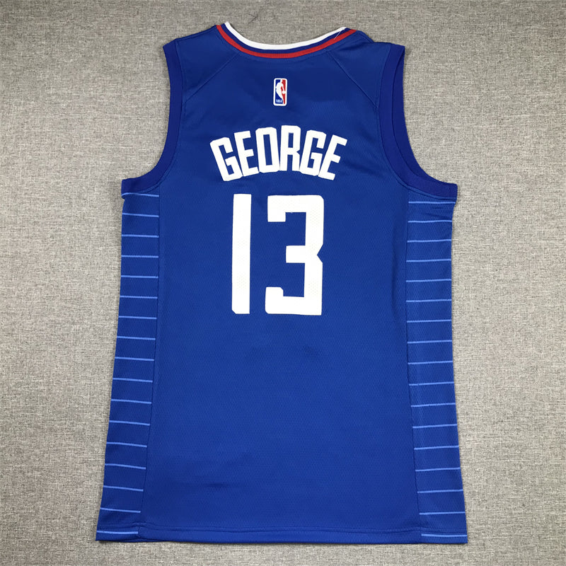 Men's LA Clippers Paul George #13 Royal 2022/23 Swingman Jersey1