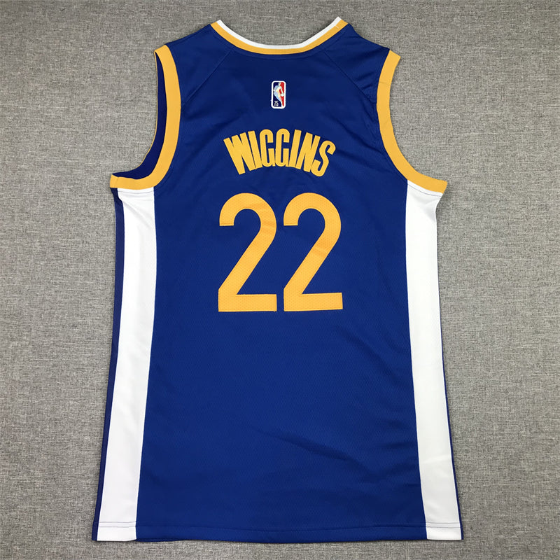 Men's Golden State Warriors Andrew Wiggins 2020/21 Fast Break Replica Jersey1