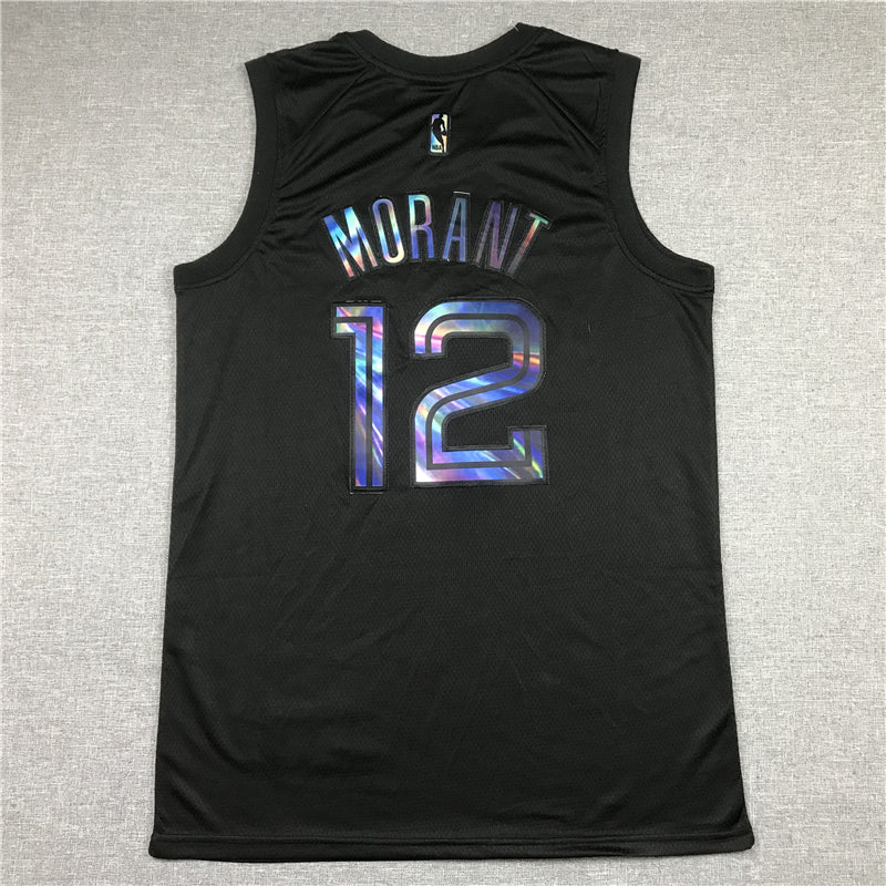 Men's Memphis Grizzlies Ja Morant #12 Black Swingman Fashion Jersey1