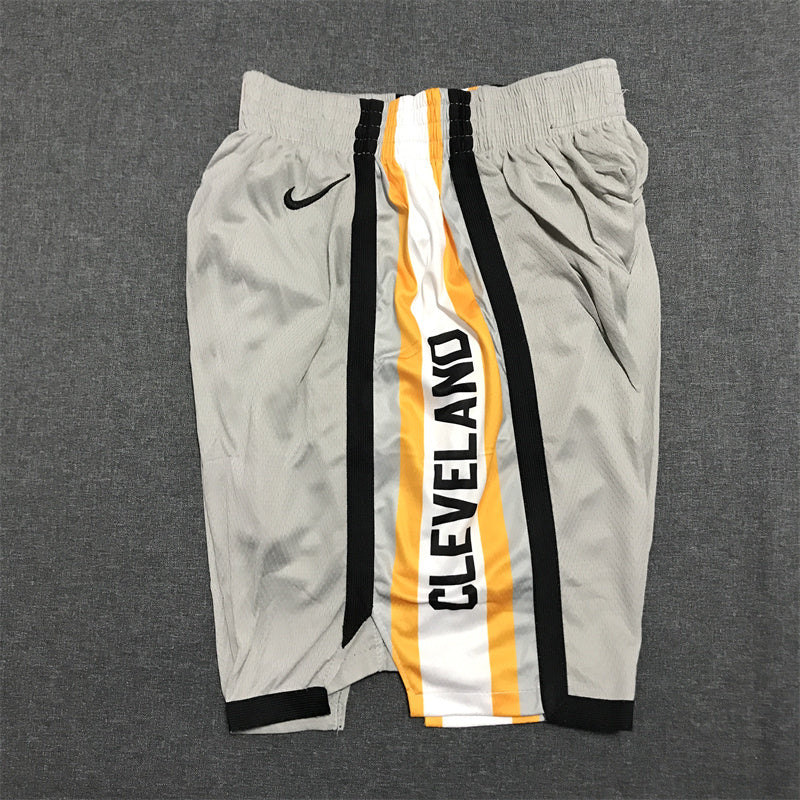 Men's Cleveland Cavaliers Gray Basketball Shorts1