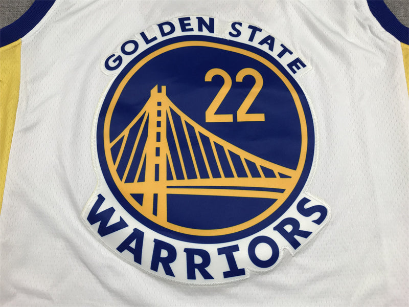 Men's Golden State Warriors Andrew Wiggins #22 White Player Jersey1