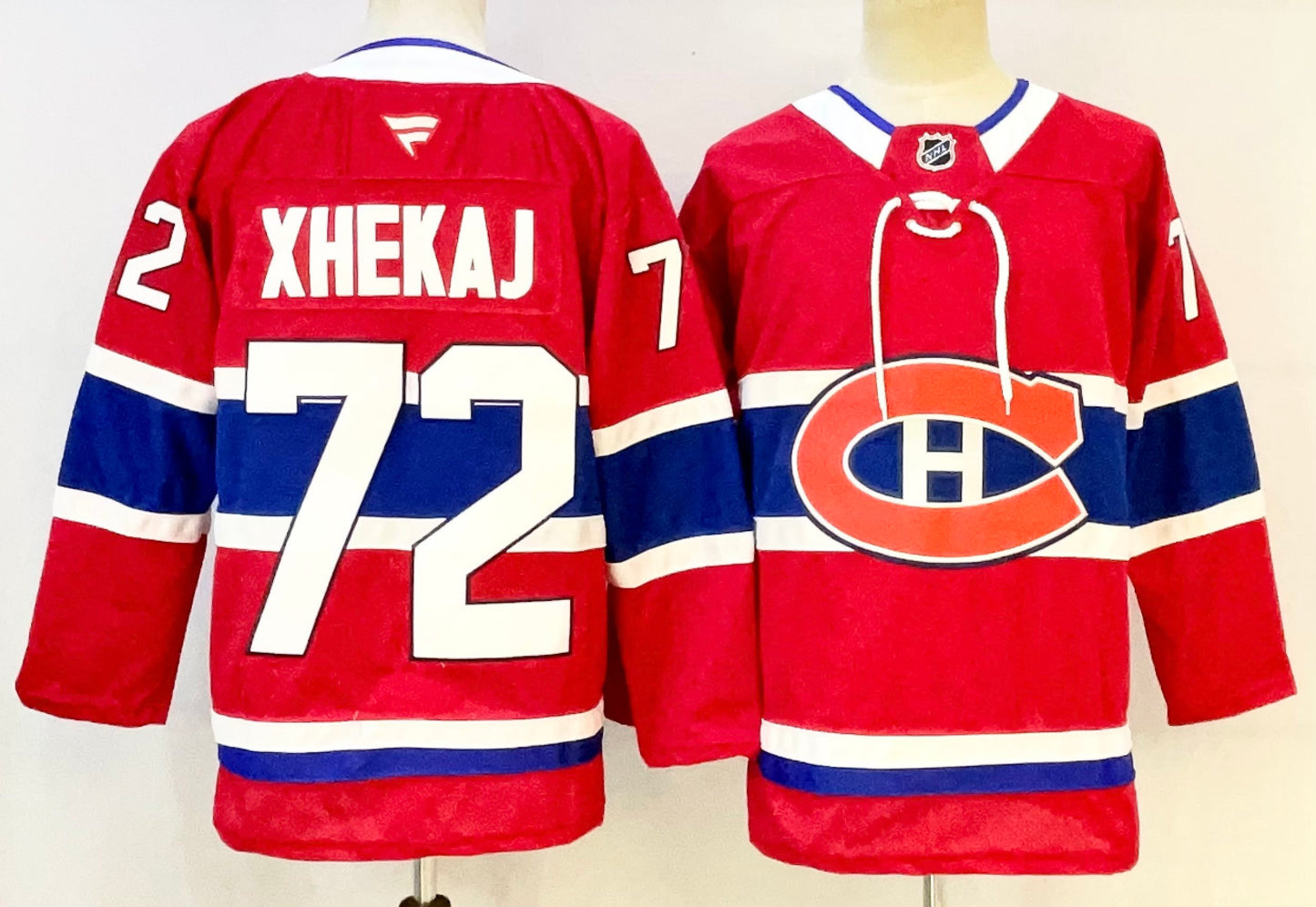 Men's Montreal Canadiens Arber Xhekaj #72 Fanatics Red Breakaway Player Jersey