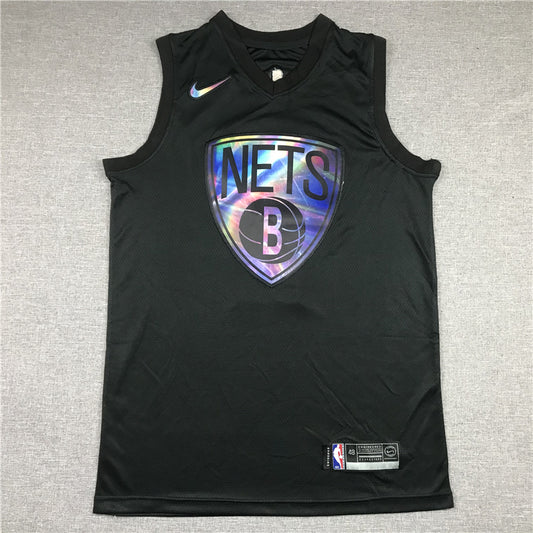Men's Brooklyn Nets Kyrie Irving #11 Black Swingman Player Jersey1