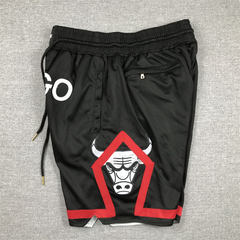 Men's Chicago Bulls Black 2023/24 Pocket Shorts1 City Edition